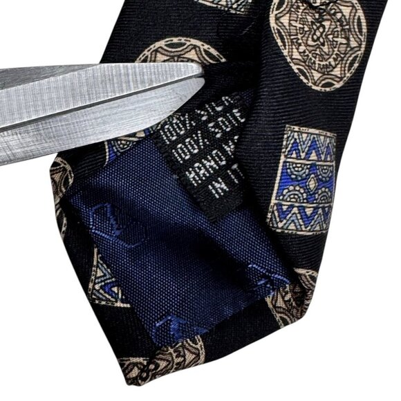 Suit Ties Set Of 3 Valentino Giorgio Armani Bill Blass Designer Career Office - Picture 7 of 9